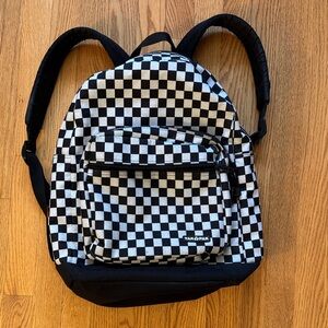 Yak Pak Black & White Checkerboard Backpack